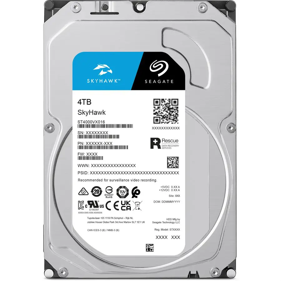 2-czone.com.pk-1540-15279-260923104455-87161-2459896-011025035014 Seagate SkyHawk Surveillance Hard Drive, 4TB, Sata III, 3.5", CMR, 256MB Cache, RV Sensors, ST4000VX016 - Image 1